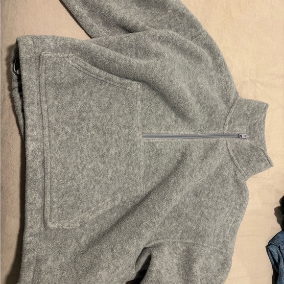 TNA Sweaters - TNA Light Gray Zip-Up women’s Sweater